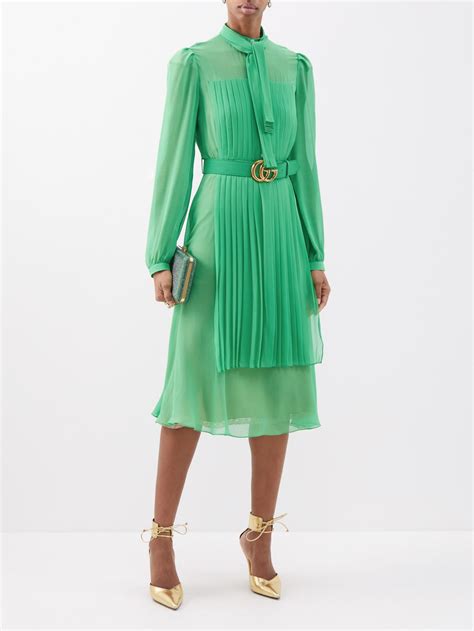 gucci new dress|gucci pleated dress.